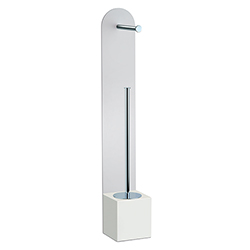 PORTE PAPIER SUR PIED ET PORTE BALAI SUR PIED WHITEMAT