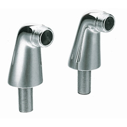 2 COLONNETTES STANDARD 70 MM M3/4" - M1/2" CHROME