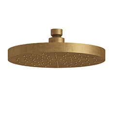 POMME DE DOUCHE LAITON RONDE D 19 CM VIEUX BRONZE
