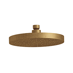 POMME DE DOUCHE LAITON RONDE D 19 CM VIEUX BRONZE MAT
