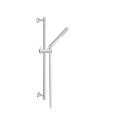 #ENSEMBLE BARRE DE DOUCHE ROND BLANC***FIN