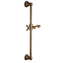 #BARRE DE DOUCHE IMPERO SEULE D20 H60 CM OR ROSE BROSSE PVD***FIN