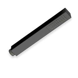 DOUCHETTE MONOJET ANTICALCAIRE CARREE NOIRE