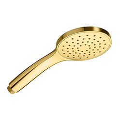 DOUCHETTE MONOJET RONDE DIAMETRE 110 MM DORE***FIN/PD30452