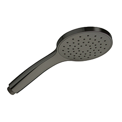 DOUCHETTE MONOJET RONDE DIAMETRE 110 MM CHROME NOIR***FIN/PD30472