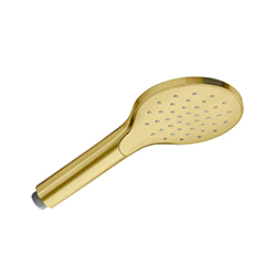 $ DOUCHETTE MONOJET RONDE OR BROSSE