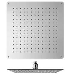 POMME DE DOUCHE SANDWICH INOX PLAFOND CARREE 34 CM