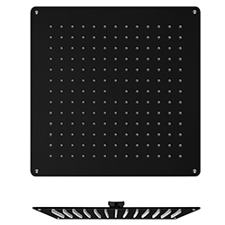 DOUCHE DE TETE SANDWICH INOX PLAFOND CARRE 44 CM 
