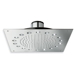 $ POMME DE DOUCHE DYNAMO RAINBOW PLAFOND 34-34 CM CHROME ***FIN