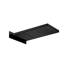 POMME DE DOUCHE CASCADE 55/26 CM CARREE BLACKMAT