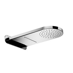 #POMME DE DOUCHE ENCASTREE 55/26 CM RONDE PLUIE + CASCADE