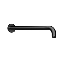 BRAS DE DOUCHE ROND 35 CM CHROME NOIR