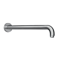 BRAS DE DOUCHE ROND 35 CM METAL BROSSE