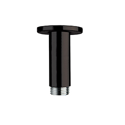 BRAS DE DOUCHE PLAFOND 10 CM NOIR