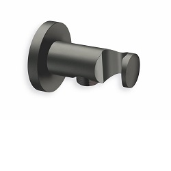 APPLIQUE PRISE D'EAU RONDE METAL BROSSE