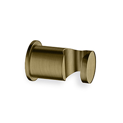 SUPPORT DOUCHETTE ROND MURAL LAITON VIEUX BRONZE