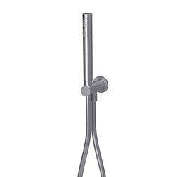 ENSEMBLE APPLIQUE PRISE D'EAU DOUCHETTE FLEXIBLE RONDE ALUX