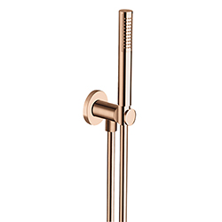 APPLIQUE PRISE D'EAU DOUCHETTE FLEXIBLE OR ROSE