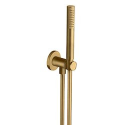 APPLIQUE PRISE D'EAU DOUCHETTE FLEXIBLE VIEUX BRONZE