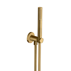 APPLIQUE PRISE D'EAU DOUCHETTE FLEXIBLE VIEUX BRONZE