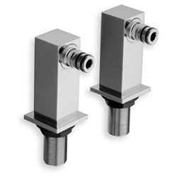 #COLONNETTES CARREE POUR QD100 ENTRAXE BAIGNOIRE 150MM
