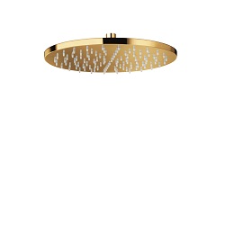 POMME DE DOUCHE RONDE DIAMETRE 30 LAITON DORE