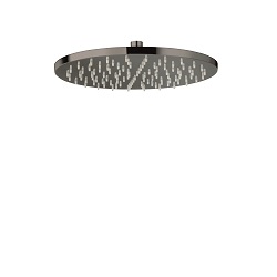 POMME DE DOUCHE RONDE DIAMETRE 30 LAITON CHROME NOIR