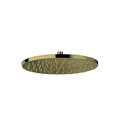POMME DE DOUCHE RONDE DIAMETRE 30 LAITON VIEUX BRONZE MAT