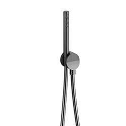 APPLIQUE PRISE D'EAU PIEGA CHROME NOIR BROSSE PVD