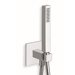 $ PRISE D'EAU DOUCHETTE FLEXIBLE CARREE CRISTINA CHROMEE