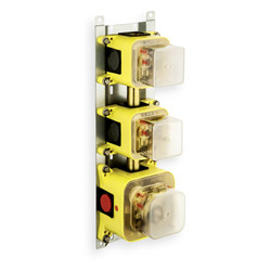 BOX ENCASTRE THERMOSTATIQUE 2 SORTIES CHROME