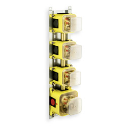$ BOX ENCASTRE THERMOSTATIQUE 3 SORTIES CHROME