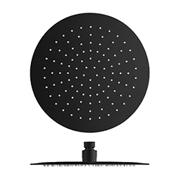 POMME DE DOUCHE SANDWICH INOX RONDE BLACKMAT 30