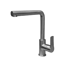 MITIGEUR EVIER BEC PIVOTANT CHROME BROSSE 