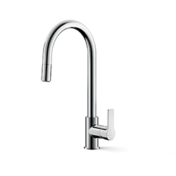 MITIGEUR EVIER PRIME C3 BEC ORIENTABLE CHROME DOUCHET EXTRACTIBLE NF