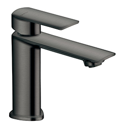 LAVABO PROFILO REGULAR AVEC VIDAGE UP&D LAITON CHROME NOIR BROSSE
