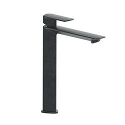 LAVABO PROFILO HAUT AVEC VIDAGE UP&D LAITON CHROME NOIR BROSSE