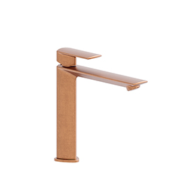 LAVABO PROFILO MEDIUM AVEC VIDAGE UP&D LAITON OR ROSE BROSSE