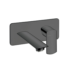 LAVABO MURAL PROFILO AVEC PLAQUE DROIT BEC 185 UP&D BLACKMAT