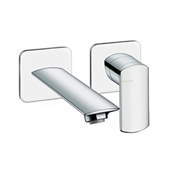 LAVABO MURAL PROFILO AVEC ROSACE DROIT BEC 185 UP&D