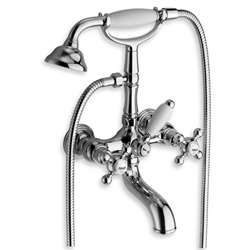 BAIN DOUCHE PARIGI + ACCESSOIRES CHROME