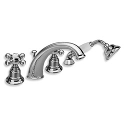 BAIN/DOUCHE PARIGI 4 TROUS SUR GORGE CHROME