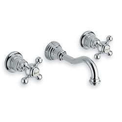 LAVABO MELANGEUR MURAL PARIGI S/MECANISME A/VIDAGE UP&DOWN® CHROME