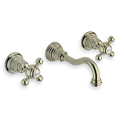#LAVABO MELANGEUR MURAL PARIGI S/MECANISME A/VIDAGE UP&DOWN METAL 