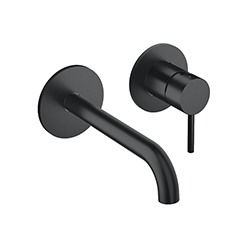 LAVABO MITIGEUR MURAL PHI AVEC ROSACES BEC 185 MM 