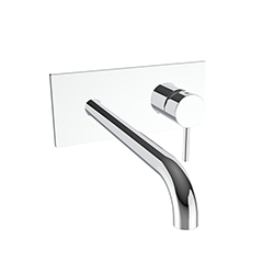 FACADE MITIGEUR LAVABO BEC 225 MM PHI CHROME