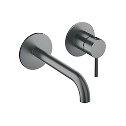 LAVABO MITIGEUR MURAL PHI AVEC ROSACES BEC 225 MM