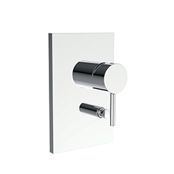 FACADE DE DOUCHE MITIGEUR AVEC INVERSEUR PHI CHROME