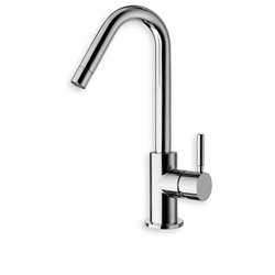 LAVABO TRIVERDE MITIGEUR BEC HAUT MOBILE CHROME + VIDAGE