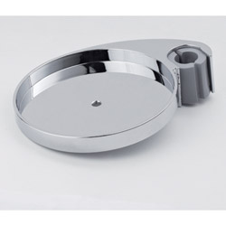 PORTE SAVON ROND CHROME POUR BARRE DE 18 A 25 MM